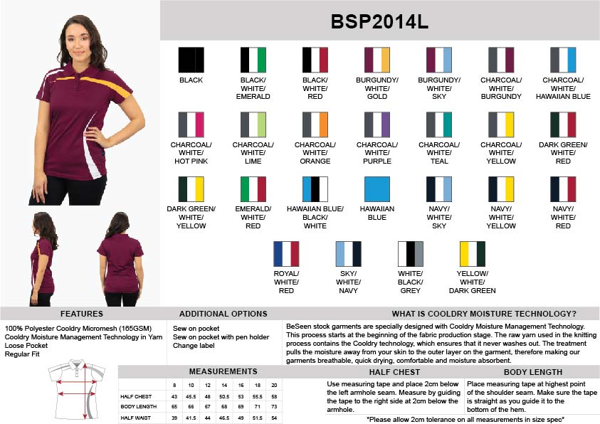 spec sheet